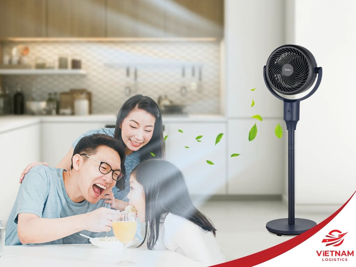 Quạt tích điện Midea